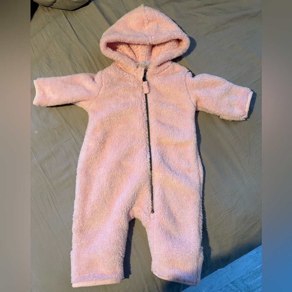 Hanna Andersson Soft Pink Hooded Bunting